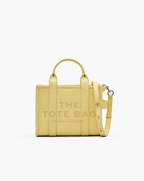 Marc Jacobs The Leather Small Tote Bag in Custard