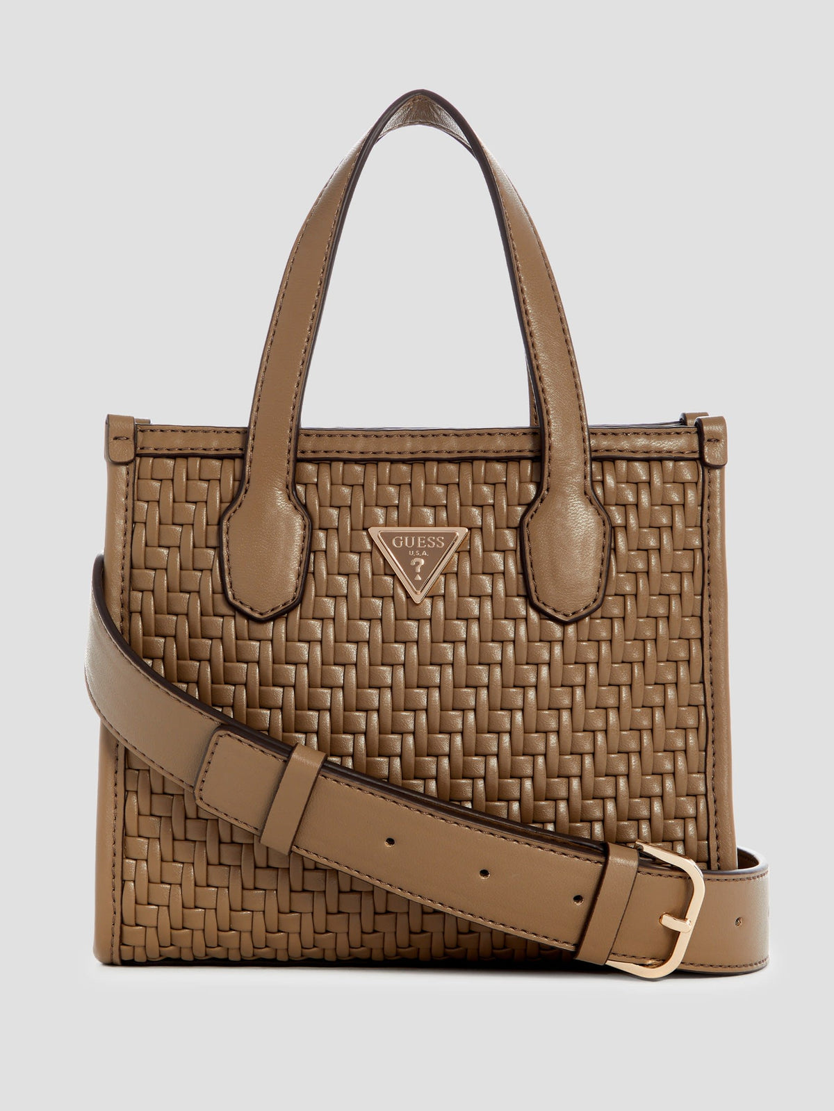 Guess Silvana Woven Mini Tote