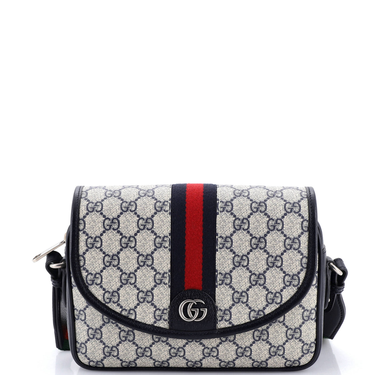 Gucci GUCCI Ophidia Flap Shoulder Bag GG Coated Canvas with Leather Small