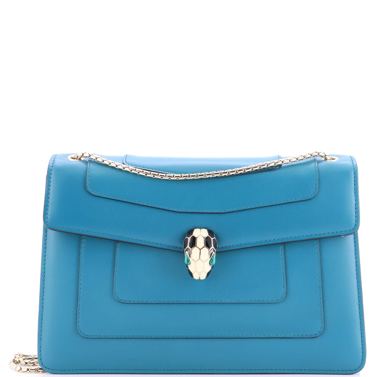 Bvlgari BVLGARI Serpenti Forever Shoulder Bag Leather Medium