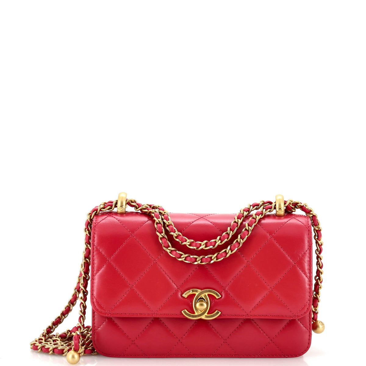 Chanel CHANEL Perfect Fit Flap Bag Quilted Calfskin Mini