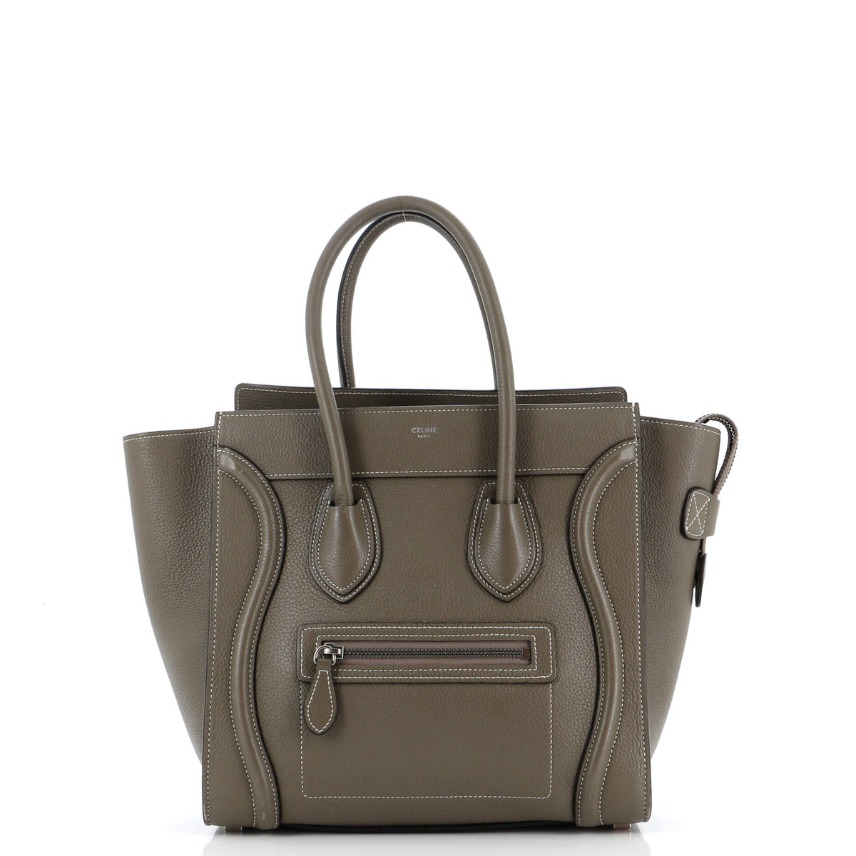 Celine CELINE Luggage Bag Grainy Leather Micro