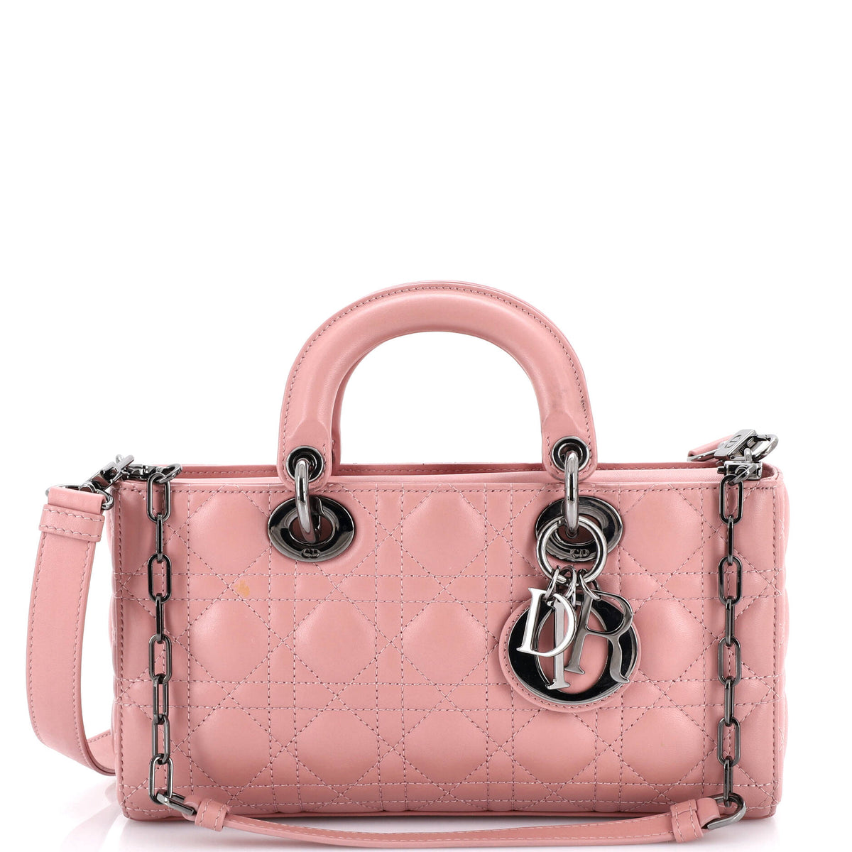 Christian Dior Lady D-Joy Bag Cannage Quilt Lambskin Medium