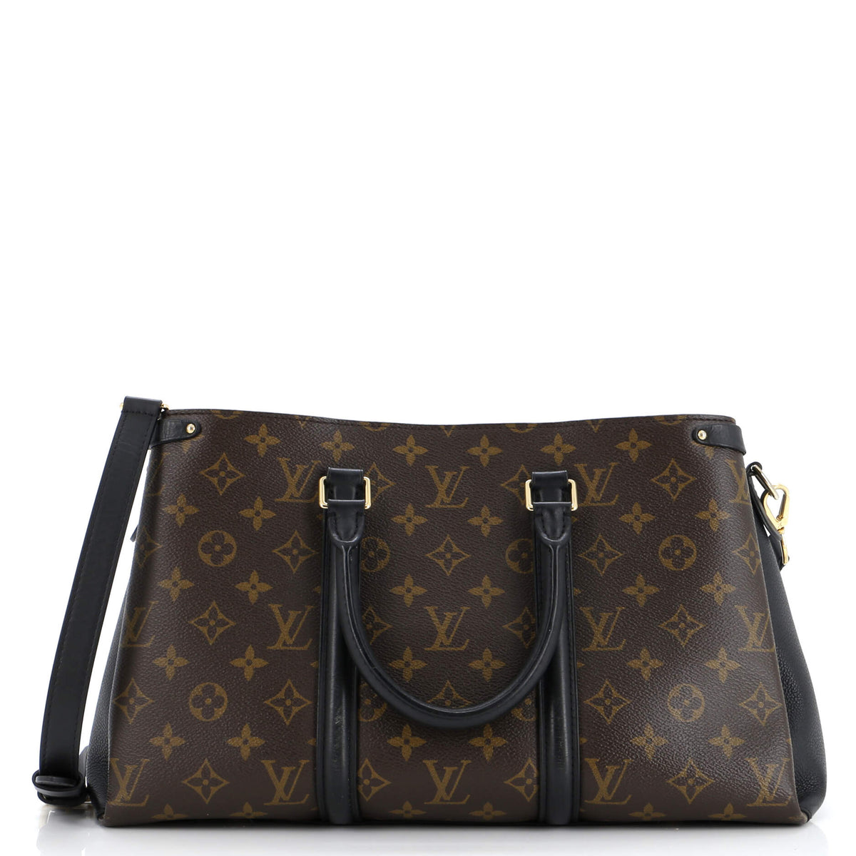 Louis Vuitton Soufflot Tote Monogram Canvas with Leather MM