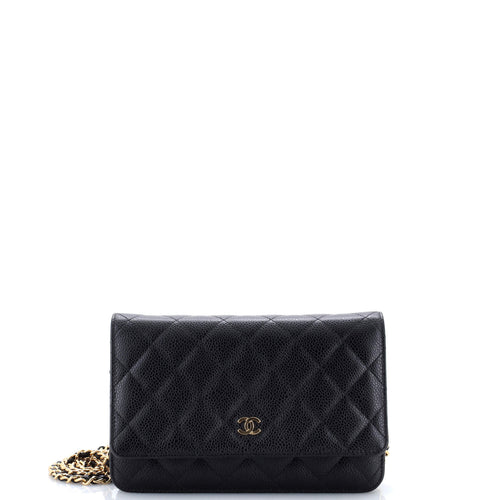 CHANEL Wallet on Chain Quilted Caviar