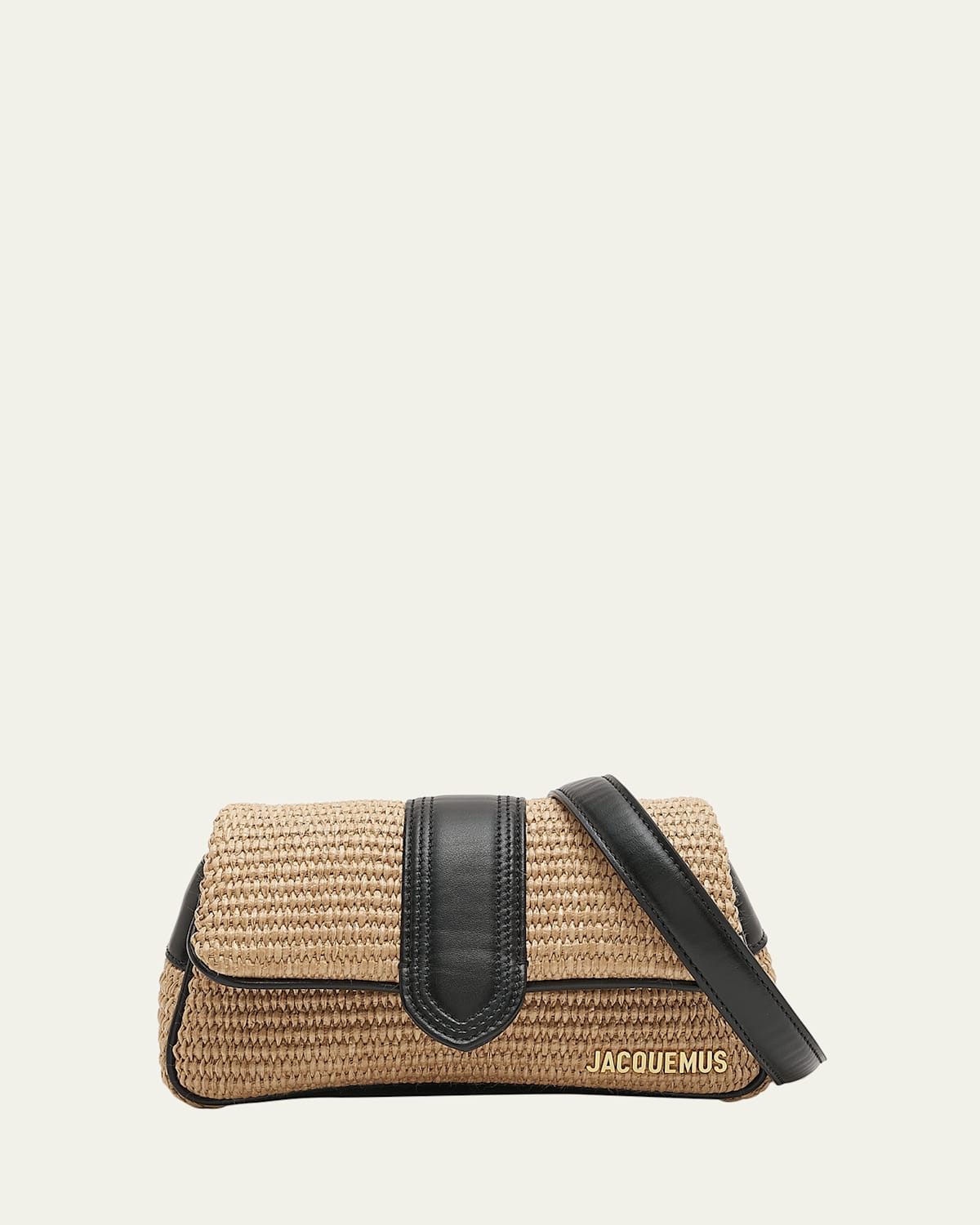 Jacquemus Le Petit Bambimou Straw Shoulder Bag