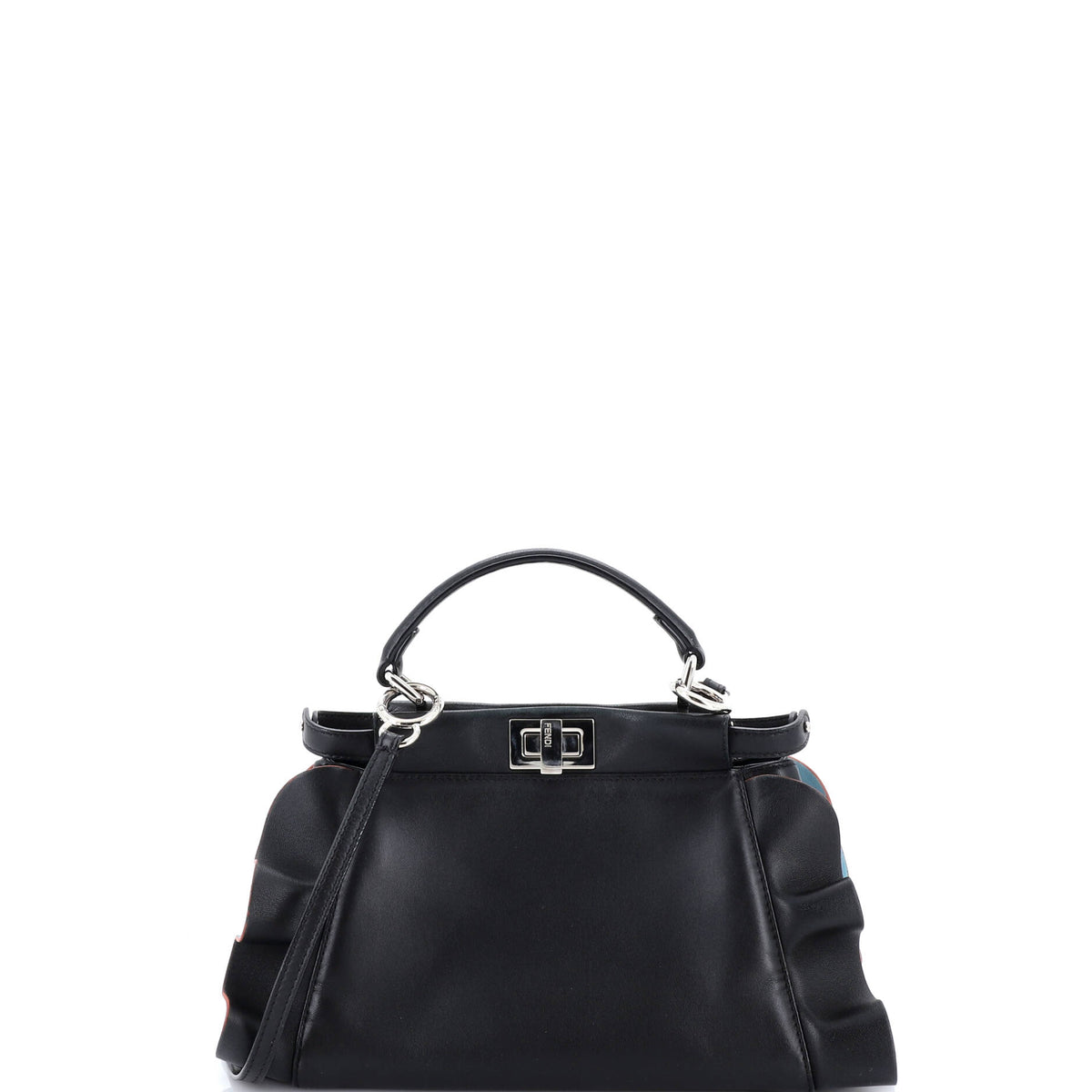 Fendi FENDI Wave Peekaboo Bag Leather Mini
