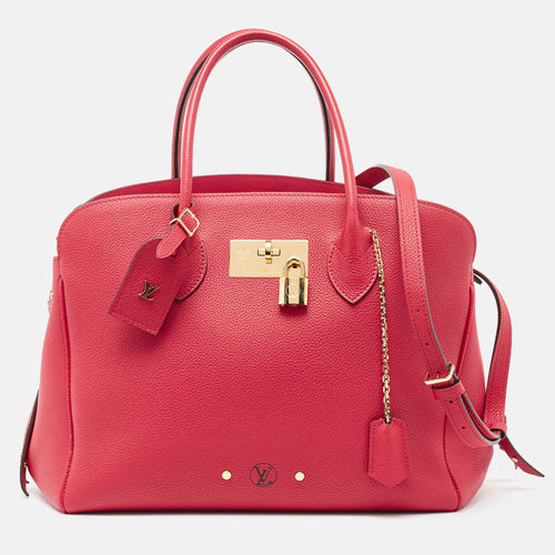 Red Leather Milla MM Bag