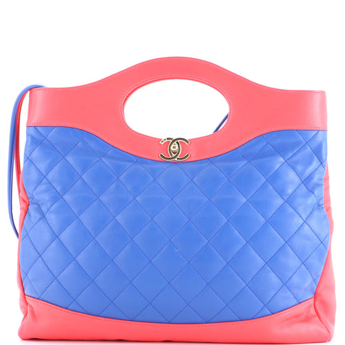 CHANEL 31 Shopping Bag Quilted Lambskin Large