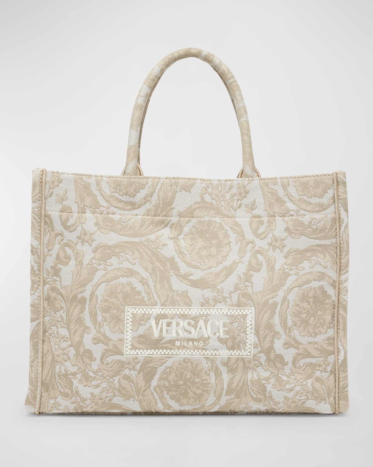 Versace Athena Large Jacquard Tote Bag