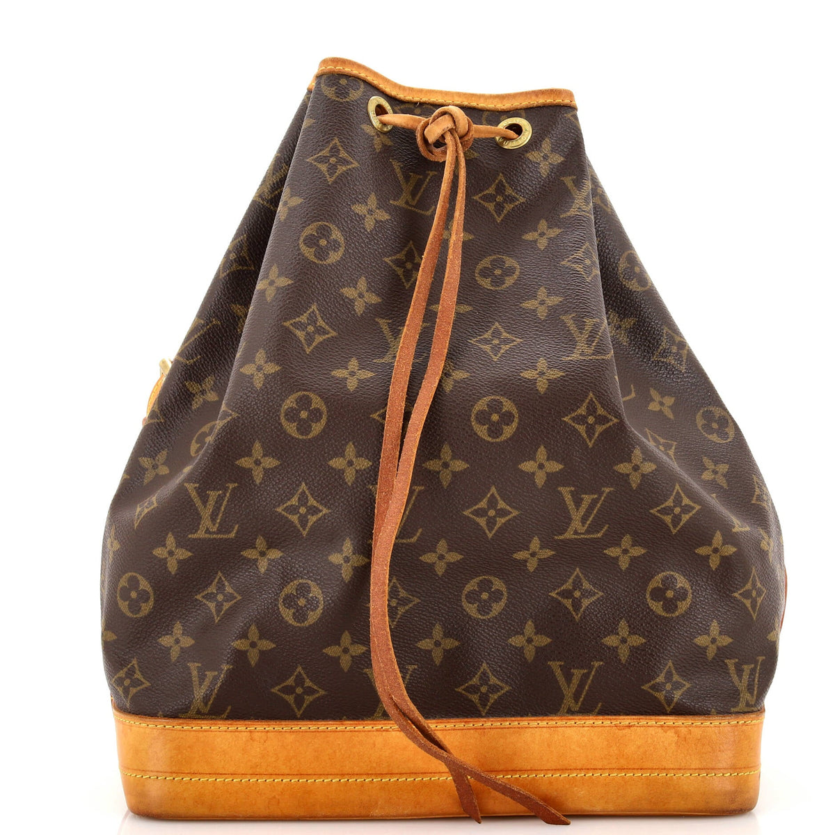 Louis Vuitton Noe Handbag Monogram Canvas Large