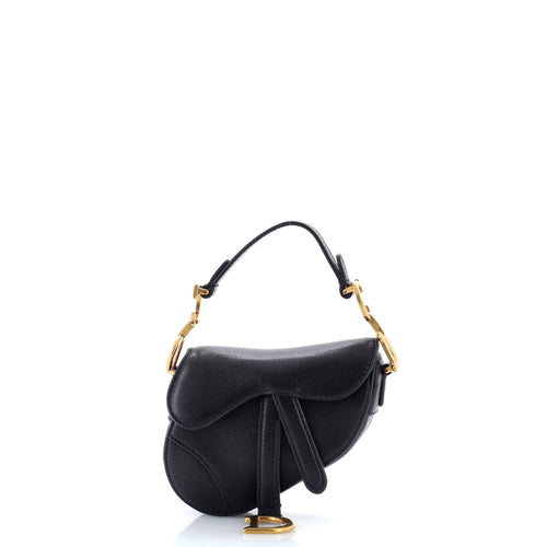 Saddle Handbag Leather Micro