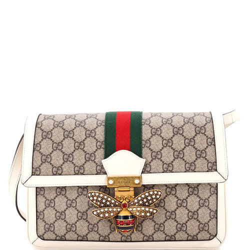 GUCCI Queen Margaret Shoulder Bag GG Coated Canvas Medium