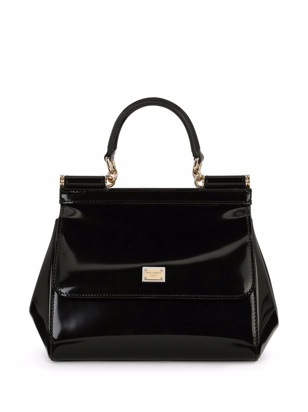 Dolce & Gabbana Women's Sicily Medium Handbag in Black | Size UNI | BB6003A103780999