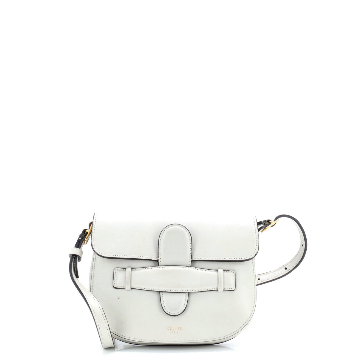 Celine CELINE Symmetrical Shoulder Bag Leather Mini