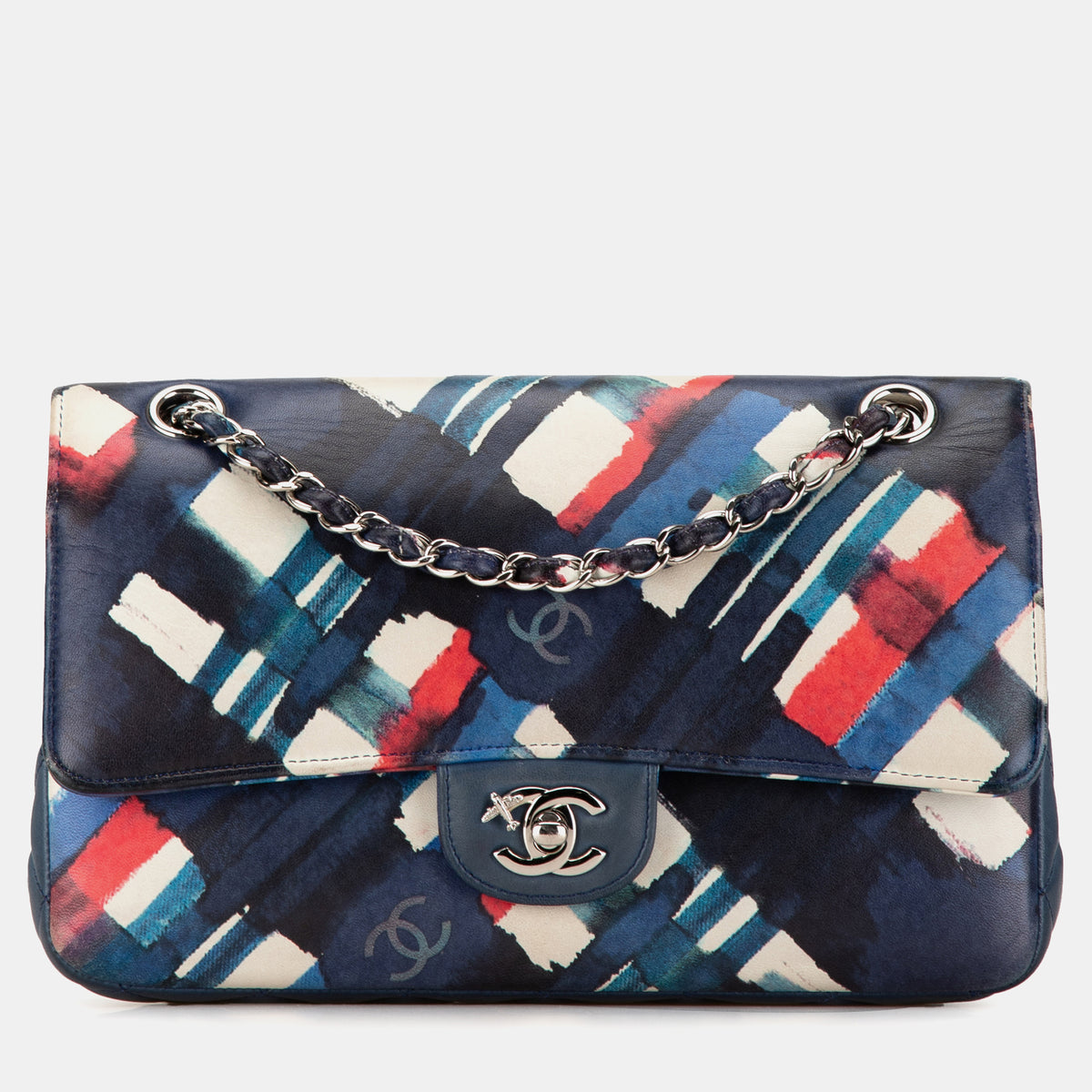 Chanel Medium Classic Lambskin Airlines Double Flap