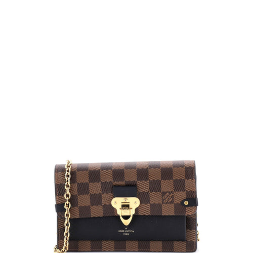 Vavin Chain Wallet NM Damier with Leather