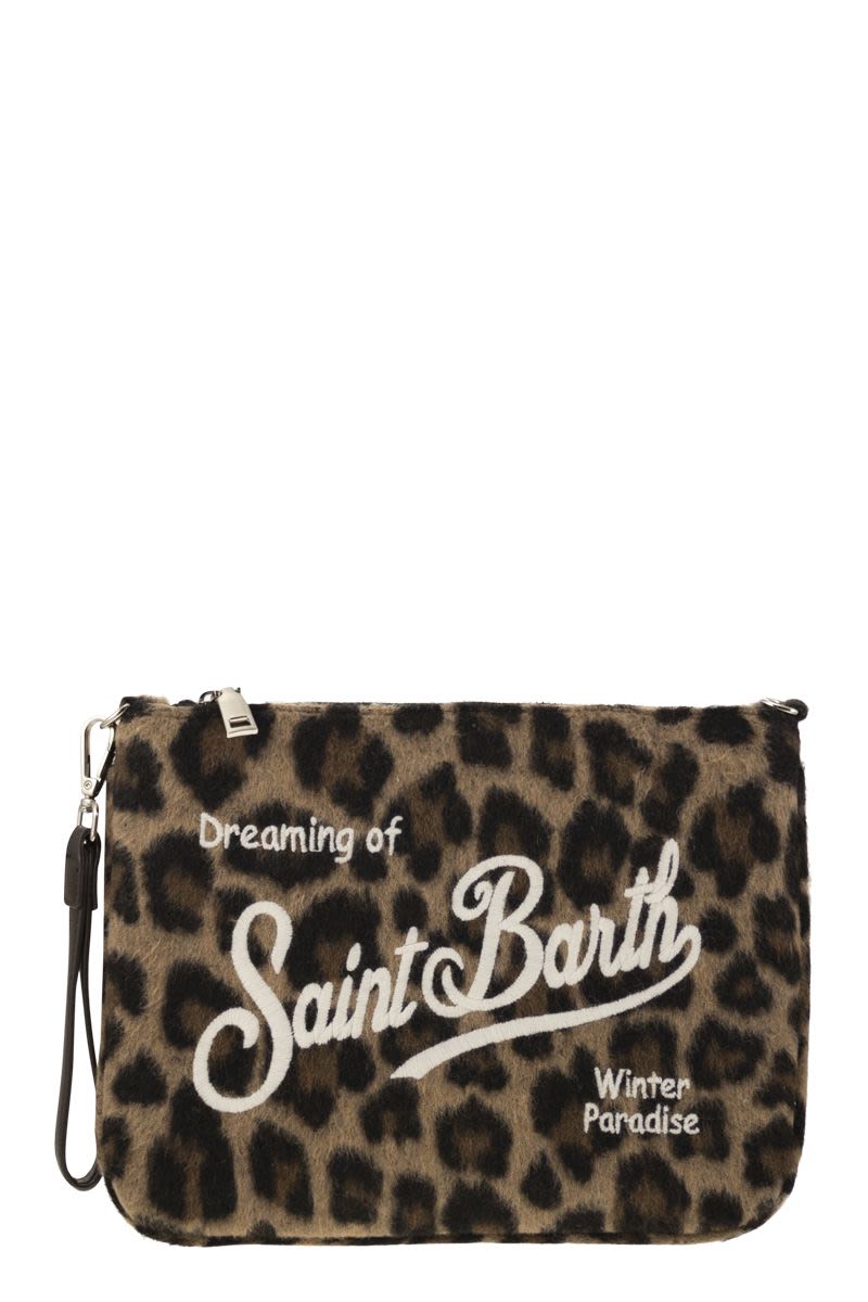 Mc2 Saint Barth Pochette Bag With Shoulder Strap in Brown | PAR0009