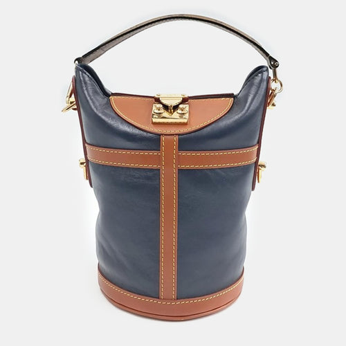 Blue/Brown Reverse Monogram Duffle Bag