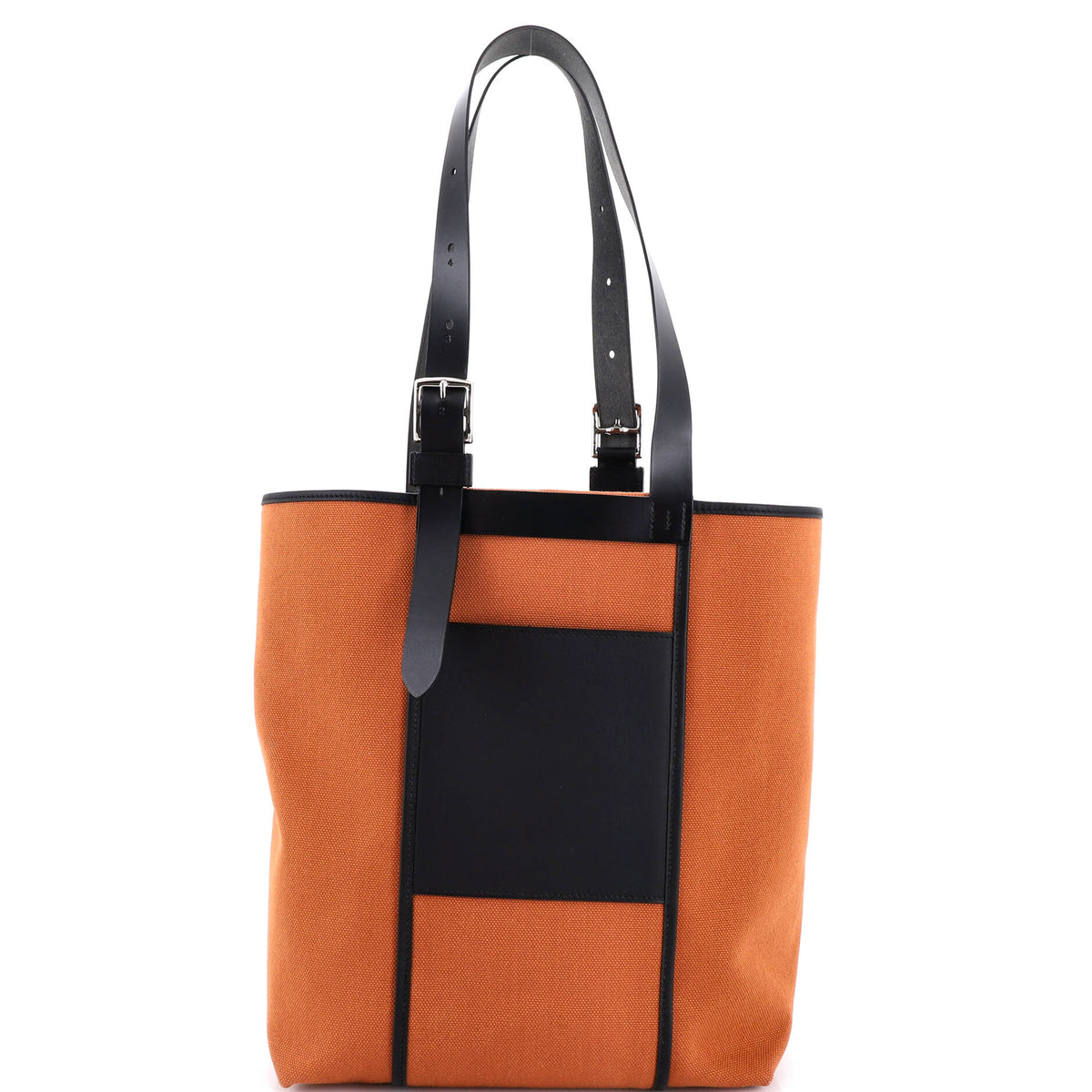 Herm?s Etriviere Pocket Tote Toile and Leather 27