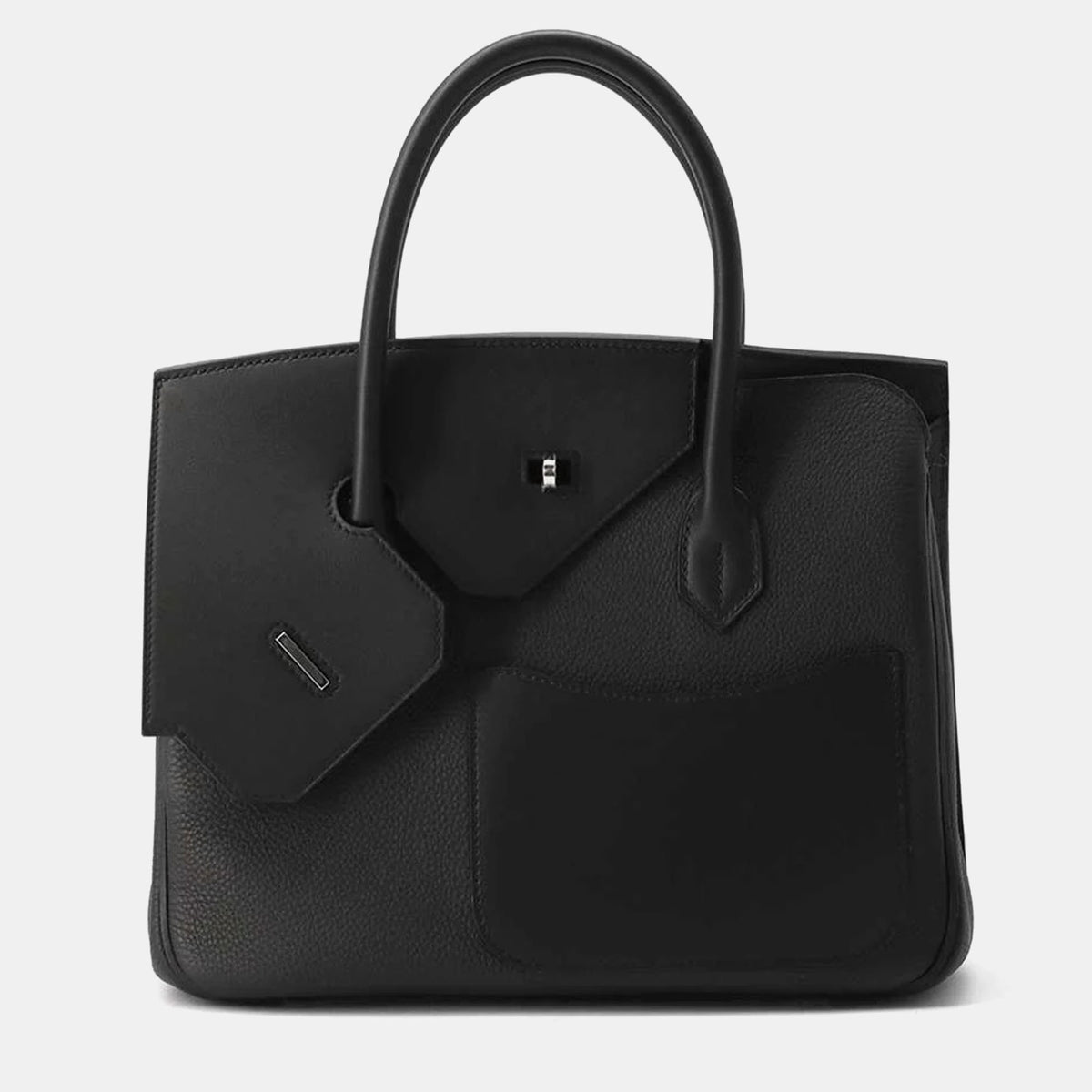 Hermès Black Togo Leather Swift Leather Birkin Bag Size 30