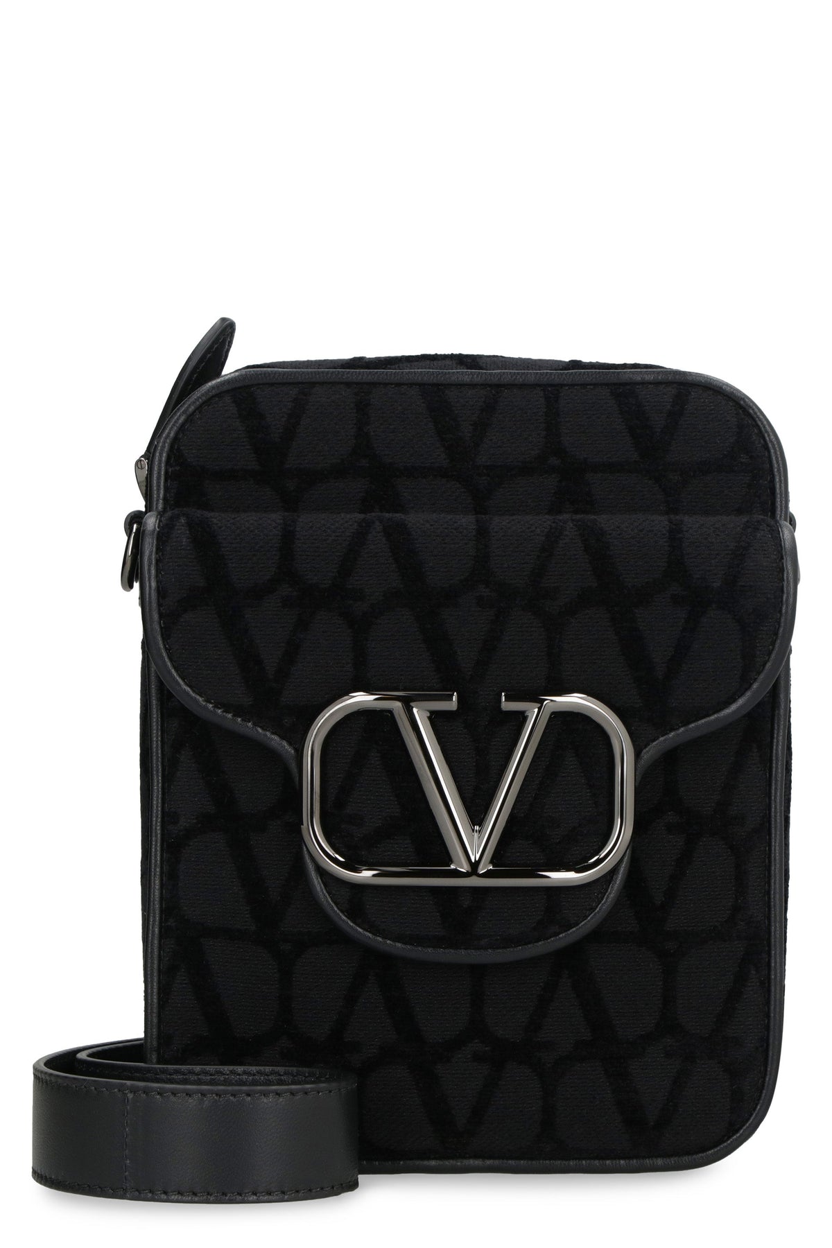 Valentino Garavani Men's LocÃ² Crossbody Bag in Black | 3Y2B0C14PMJ Color 0NO