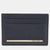 Navy Blue Leather Card Holder