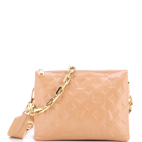 Coussin Bag Monogram Embossed Lambskin PM