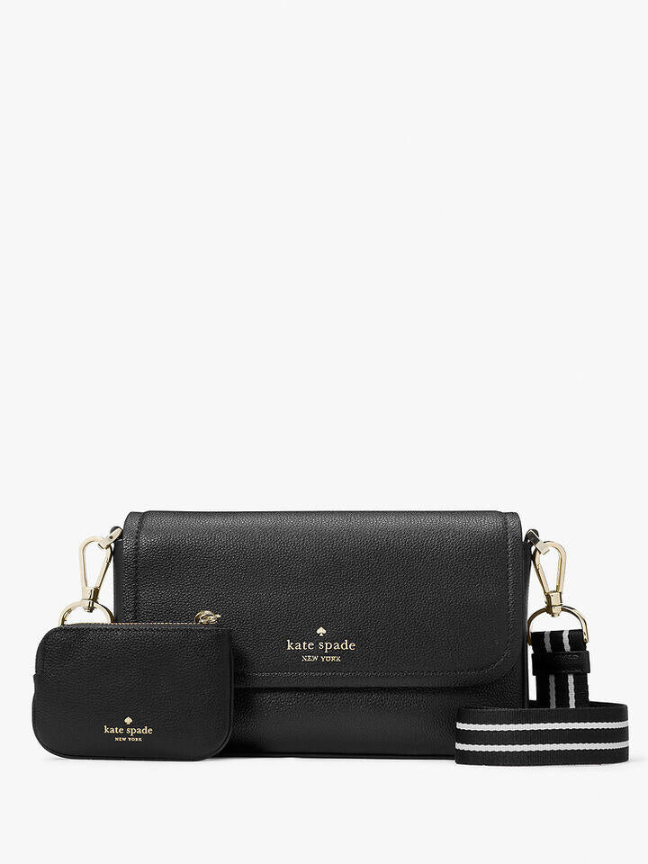 Kate Spade Au Rosie Pebbled Leather Flap Crossbody