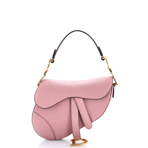 Saddle Handbag Leather Mini