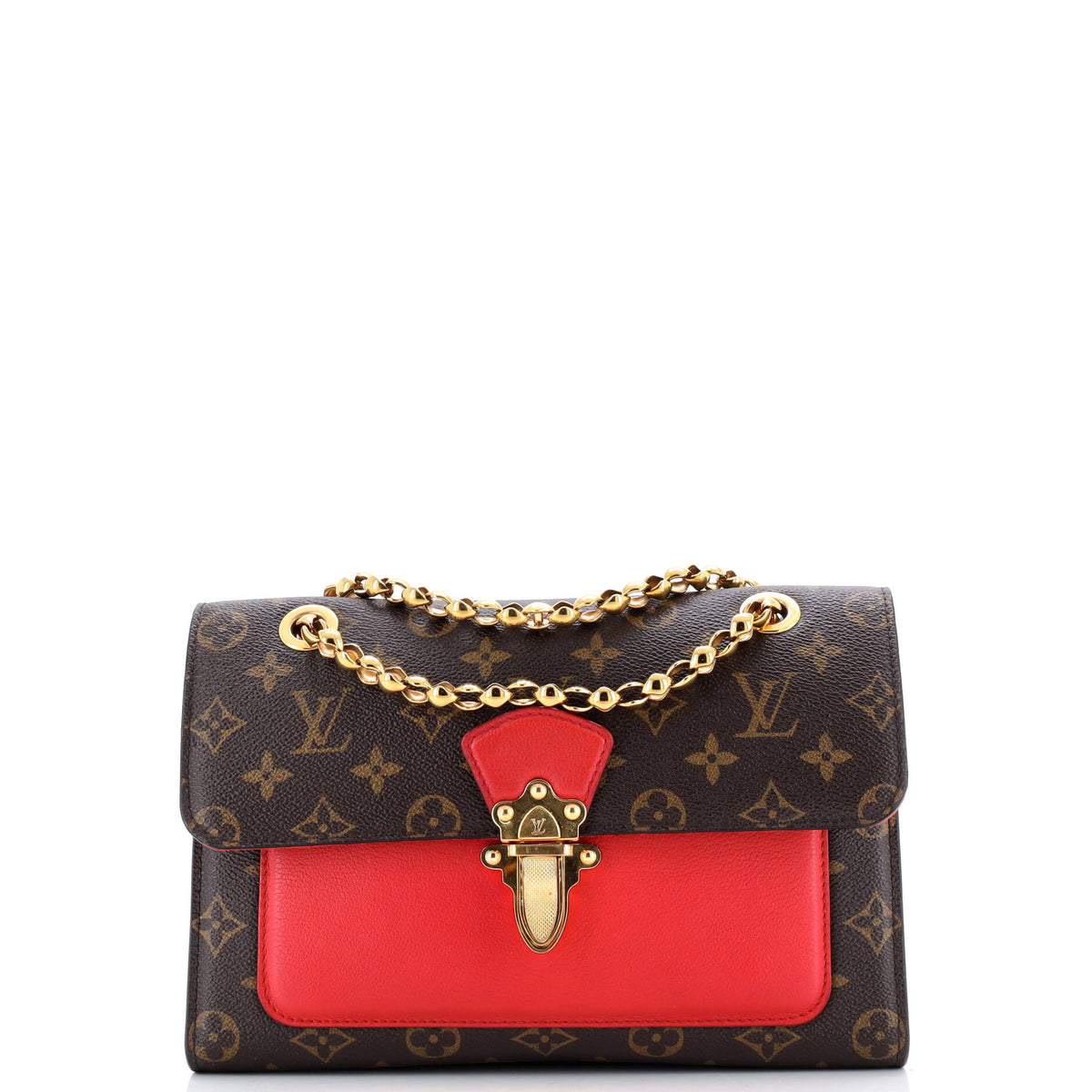 Louis Vuitton Victoire Handbag Monogram Canvas and Leather