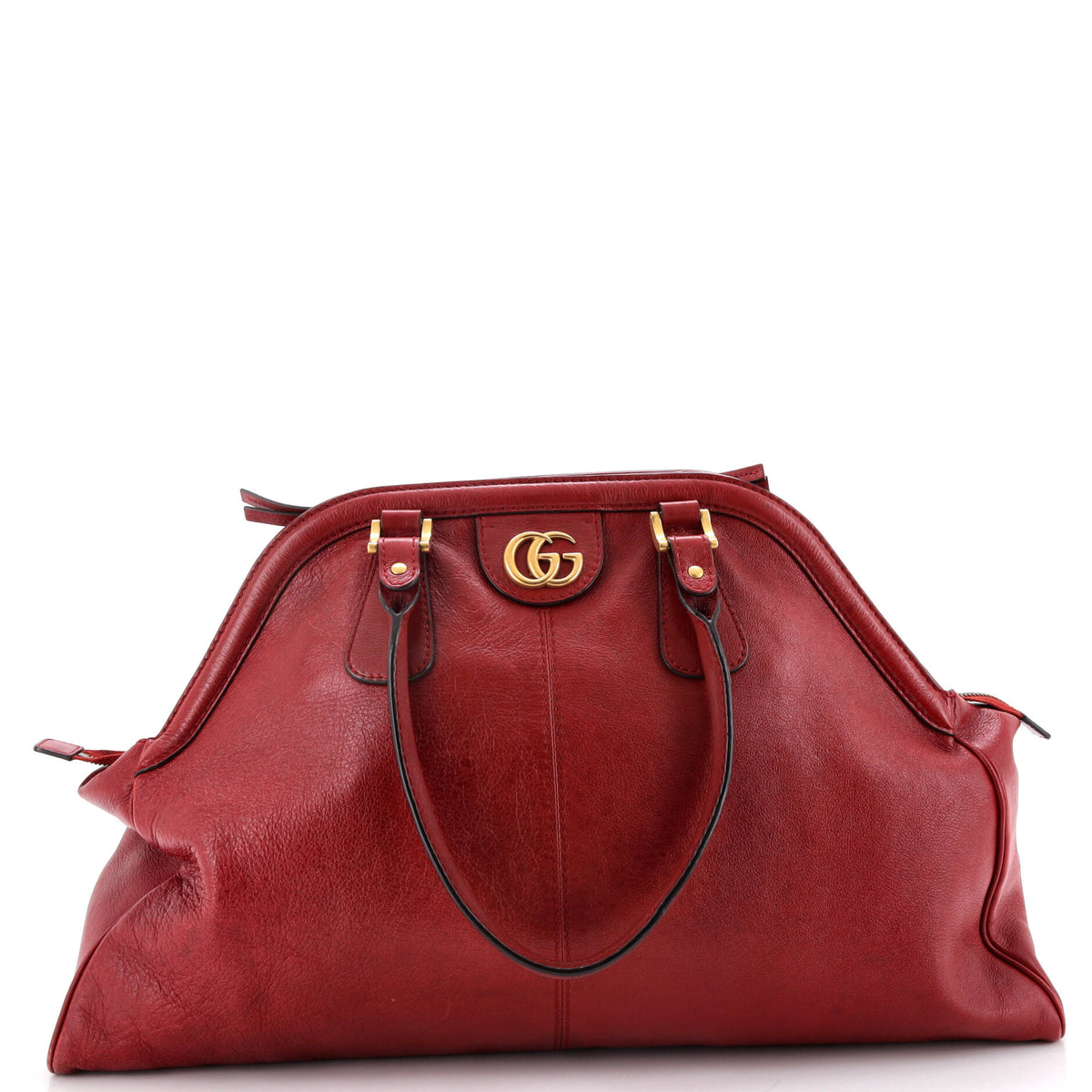 Gucci GUCCI RE(BELLE) Top Handle Bag Leather Large