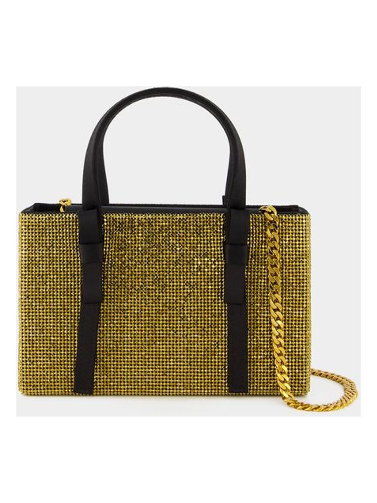 Kara Women's Midi Shopper Bag in Gold | HB275H Color 2504