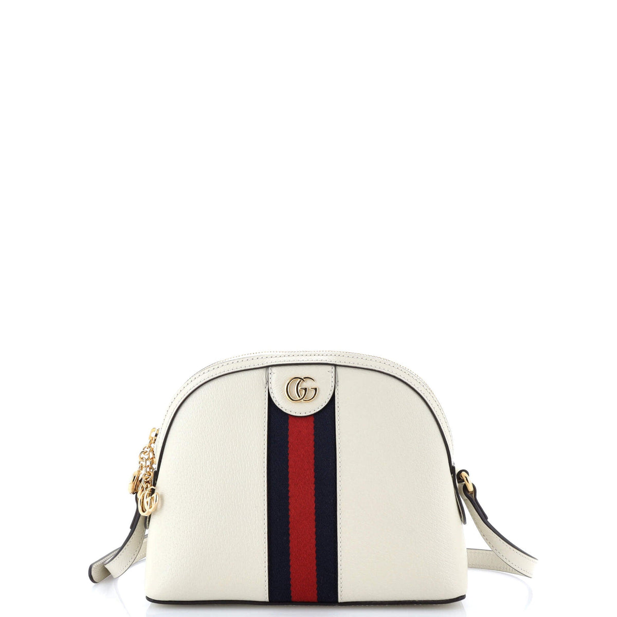 Gucci GUCCI Ophidia Dome Shoulder Bag Leather Small