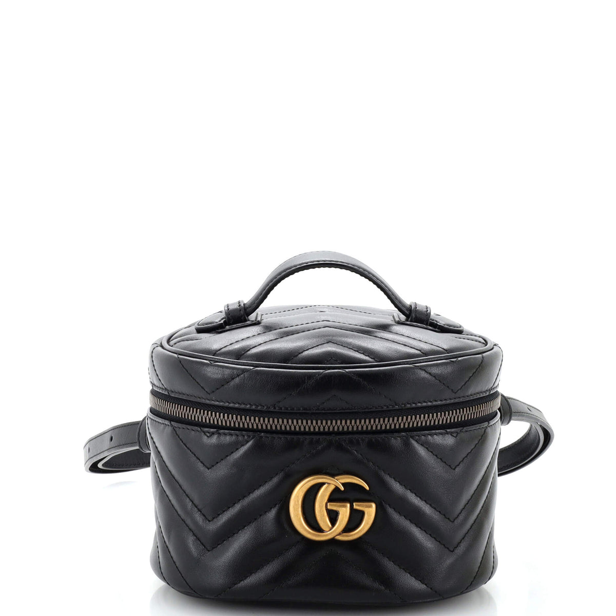 Gucci GUCCI GG Marmont Vanity Backpack Matelasse Leather Mini
