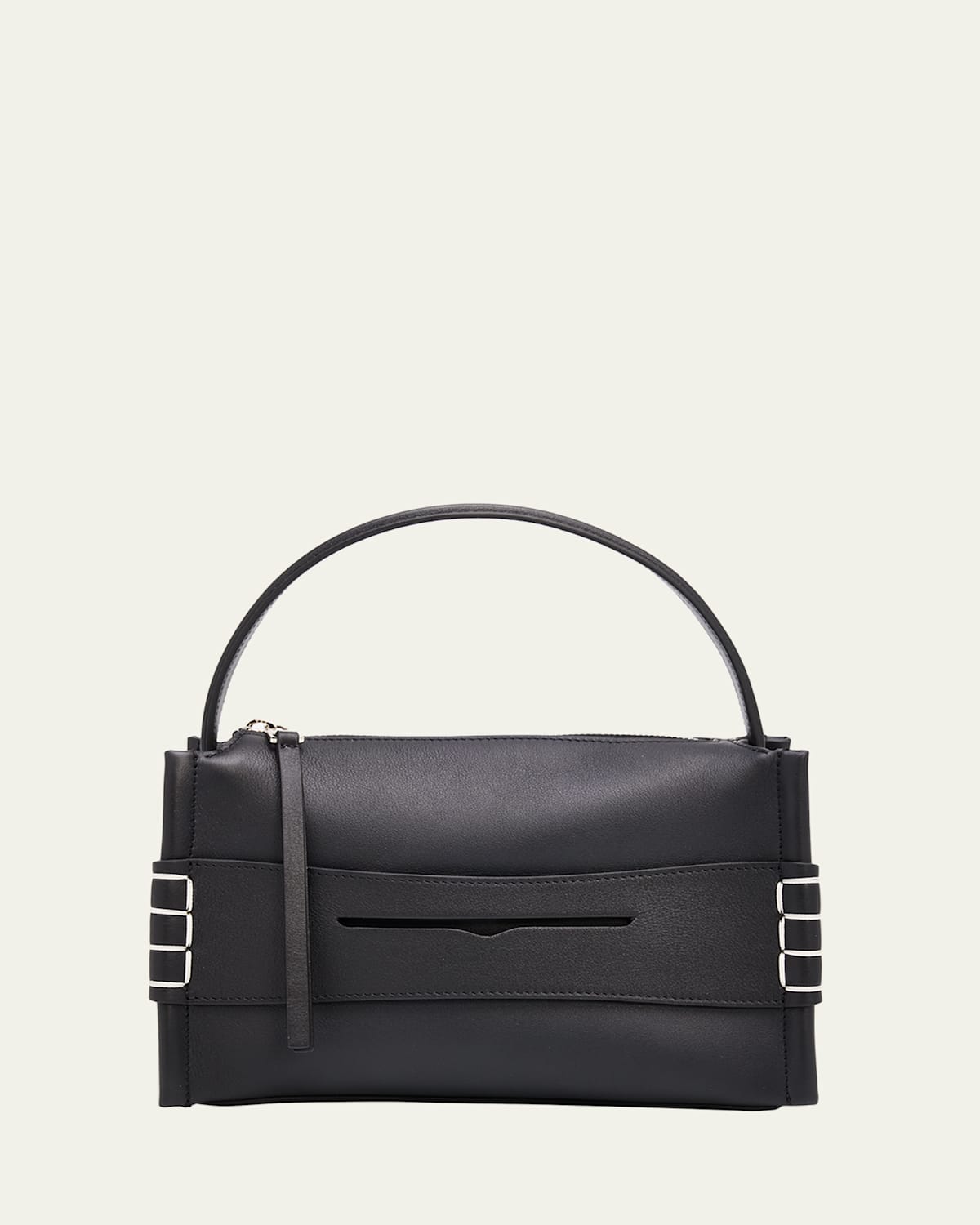 Jw Anderson Small Loafer Leather Top-Handle Bag