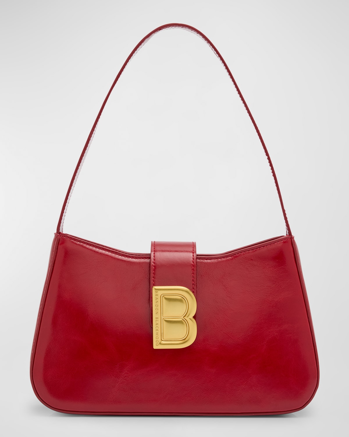 Brandon Blackwood Daphne Zip Leather Shoulder Bag