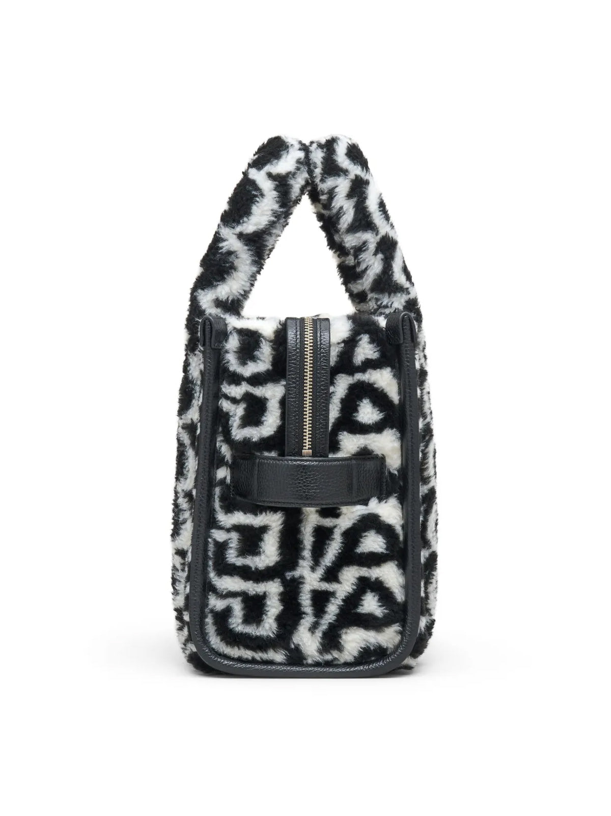 Marc Jacobs Marc Jacobs Medium Monogram Teddy Jacquard Tote Bag - Black
