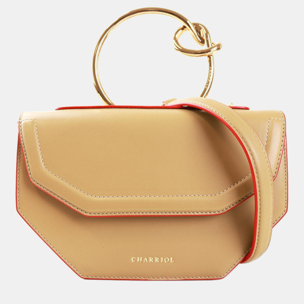 Yellow Leather ZENITUDE Handbag