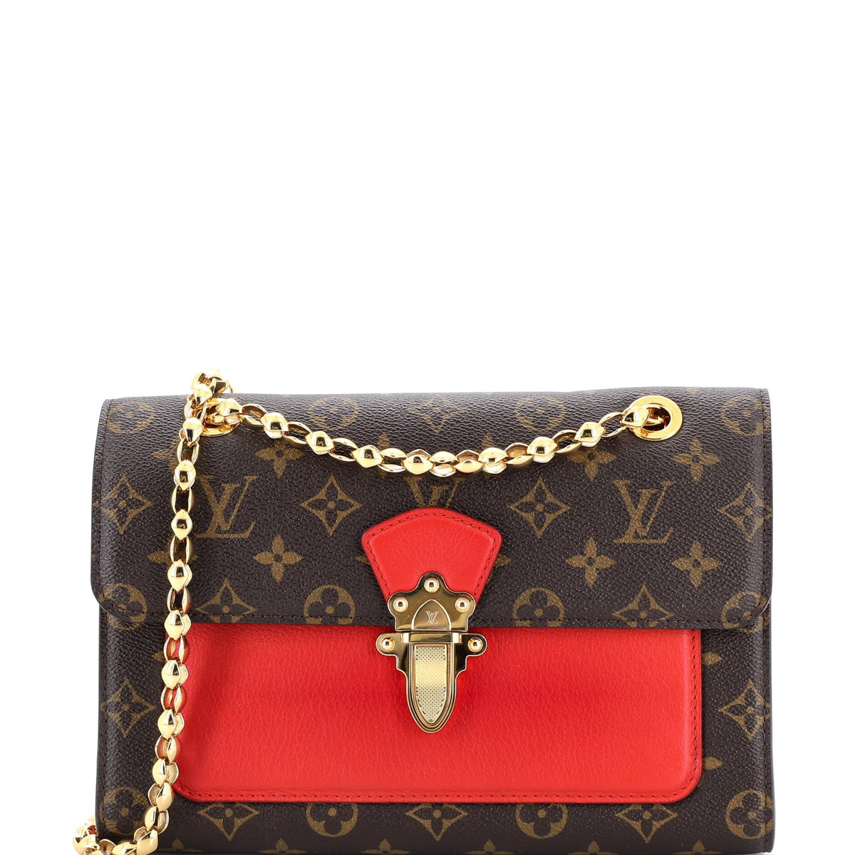 Louis Vuitton Victoire Handbag Monogram Canvas and Leather