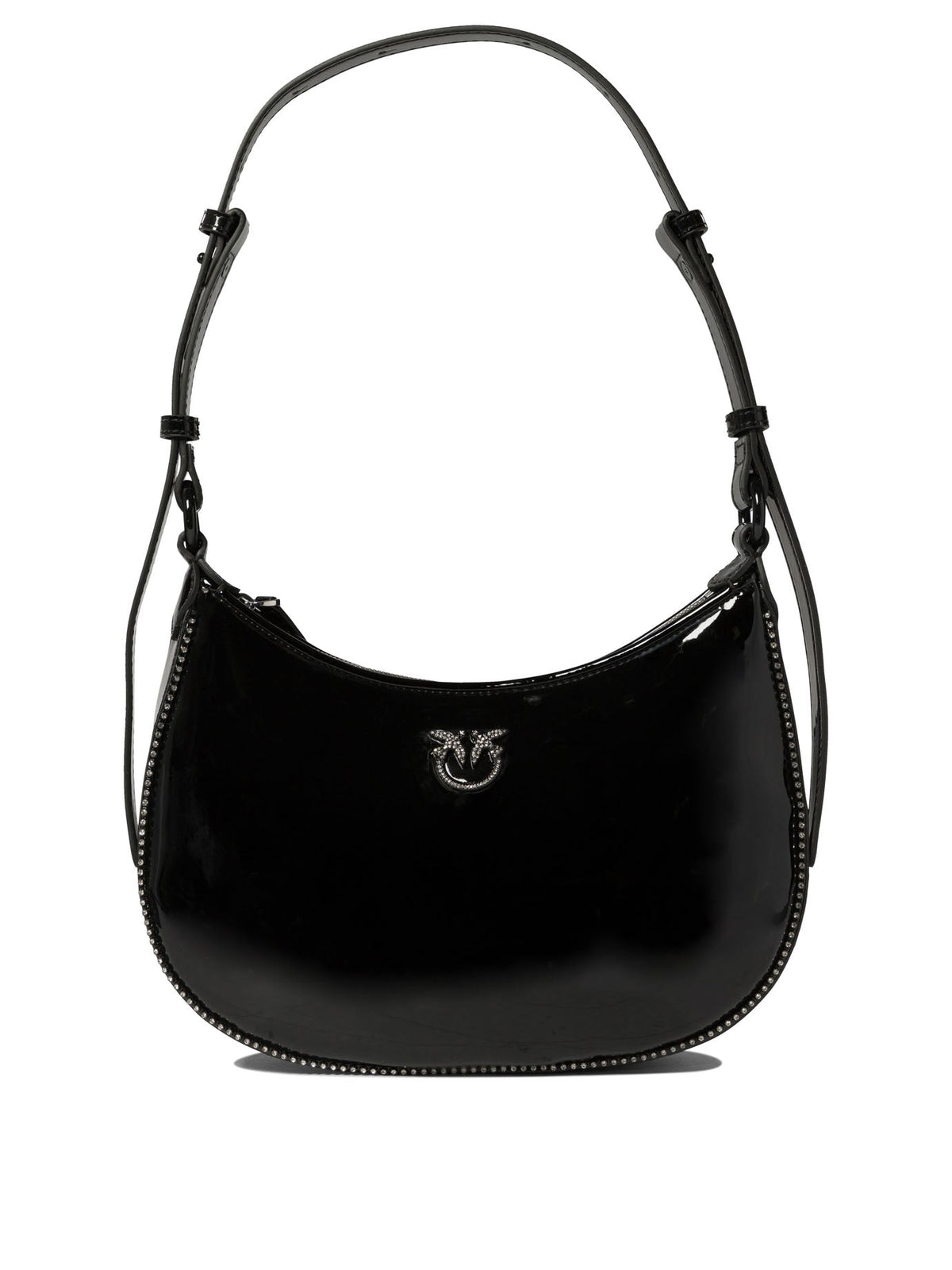 Pinko Women's "love Birds" Shoulder Bag in Black | 102790A20GZ99B