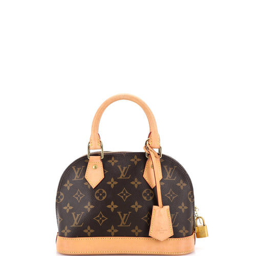 Alma Handbag Monogram Canvas BB