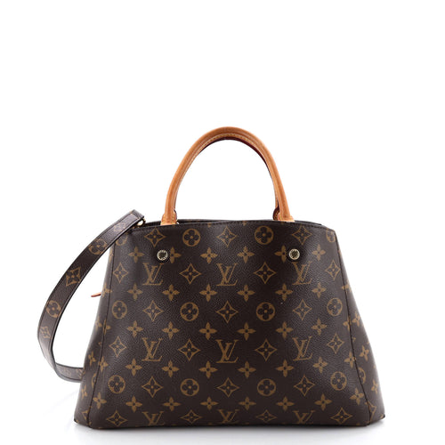 Montaigne Handbag Monogram Canvas MM