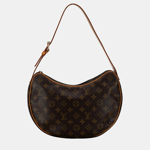Brown Monogram Croissant MM