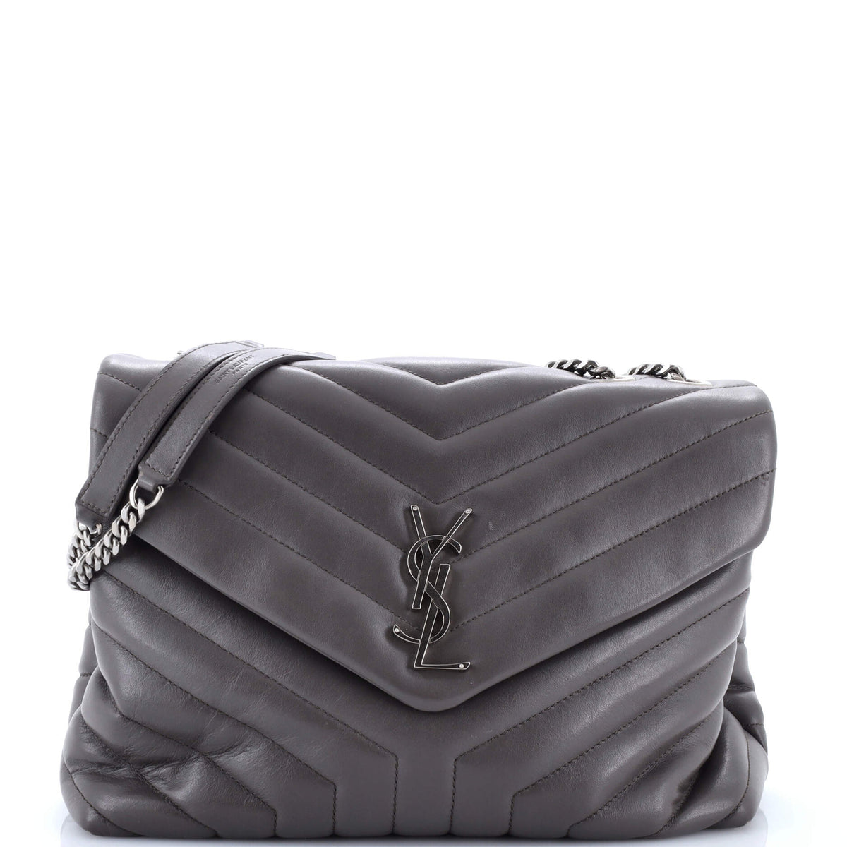 Saint Laurent Loulou Shoulder Bag Matelasse Chevron Leather Medium