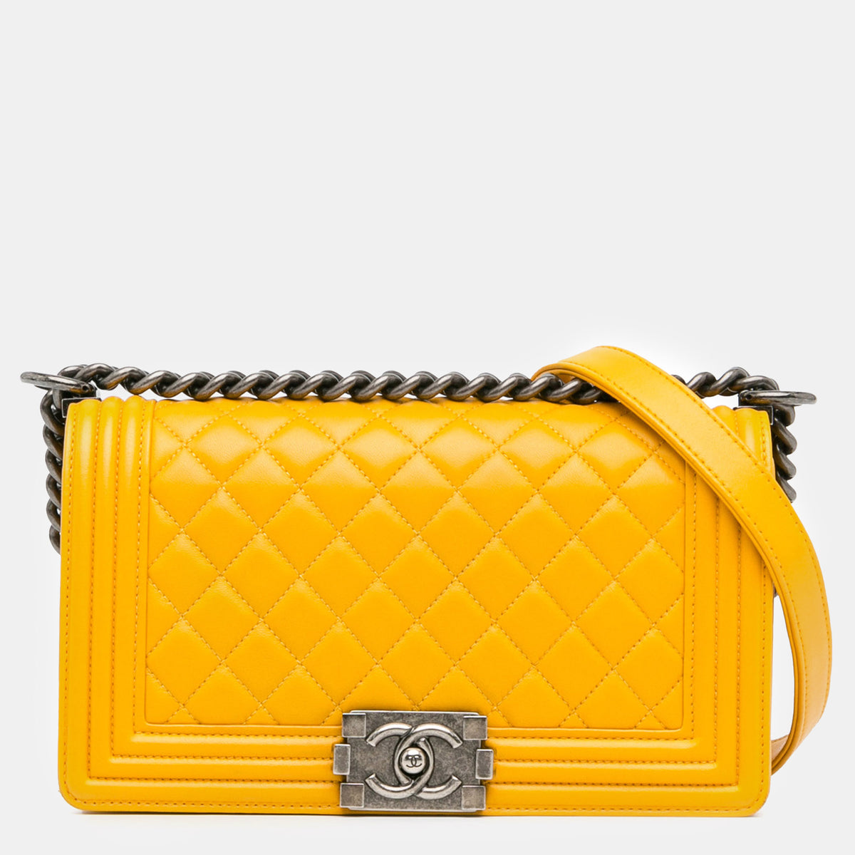 Chanel Medium Lambskin Boy Flap Bag