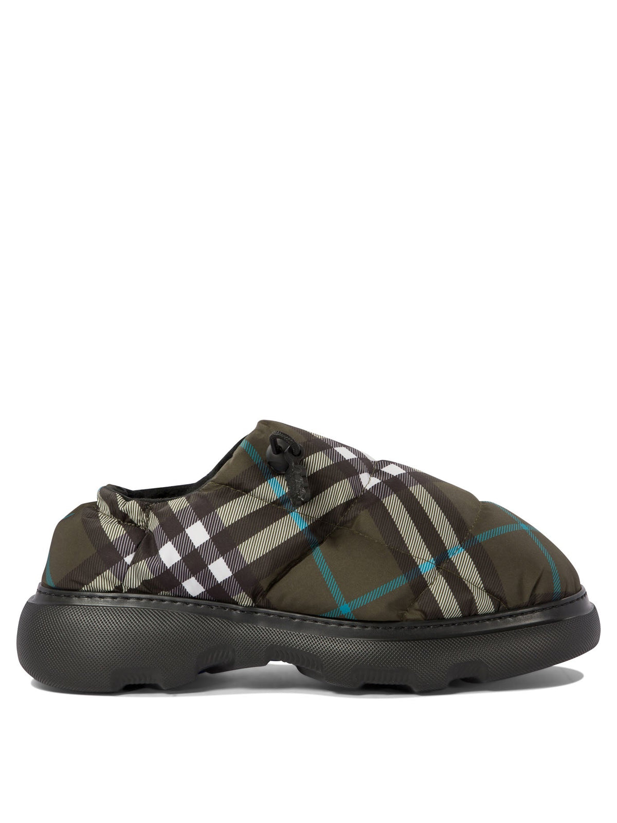 Burberry Men's "pillow" Slippers in Green | Size 43 | 8092648