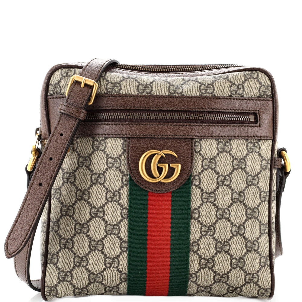 GUCCI Ophidia Messenger Bag GG Coated Canvas Small