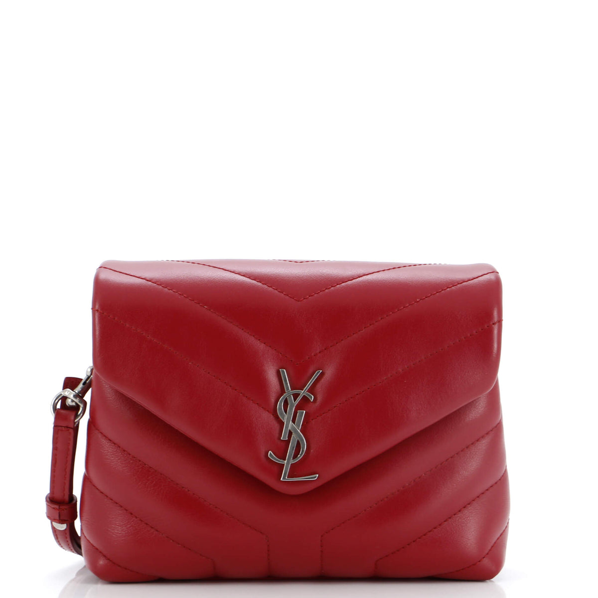 Saint Laurent Loulou Shoulder Bag Matelasse Chevron Leather Toy