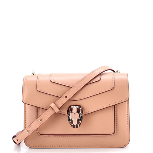 BVLGARI Serpenti Crossbody Bag Leather Small